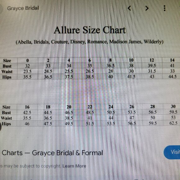 NWT~$2599~ALLURE BRIDAL~8/10~IVORY BEADED BALL GOWN FIT & FLARE WEDDING DRESS - Picture 16 of 16